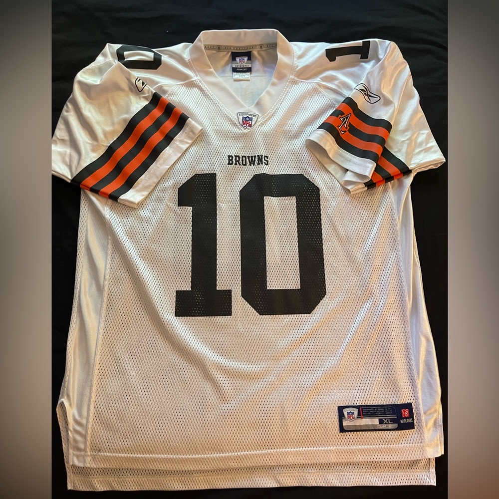 🏈QUINN🏈CLEVELAND BROWN (QUINN) NFL REEBOK  JERSEY. #10 QUINN
